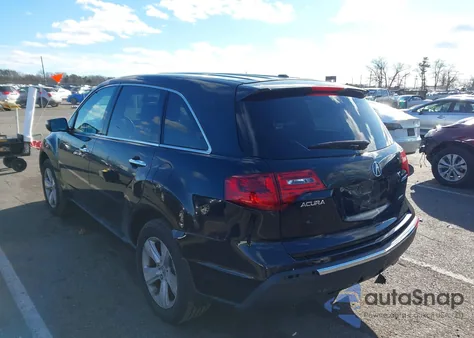 2012 Acura Mdx z USA, uszkodzony, nr VIN 2HNYD2H26CH516804